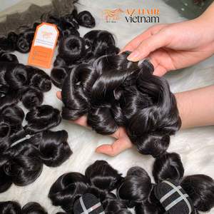 Venta al por mayor 2024 Cabello virgen vietnamita con rizo de huevo, paquetes de cabello humano natural, extensiones de cabello Remy de doble densidad - Product Image 6