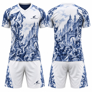 Nuevo Uniforme de Fútbol, Ropa Deportiva al por Mayor, Mejor Precio, Secado Rápido, Ajuste Delgado, Uniforme de Fútbol Unisex con Nombre de Equipo Personalizado - Product Image 5