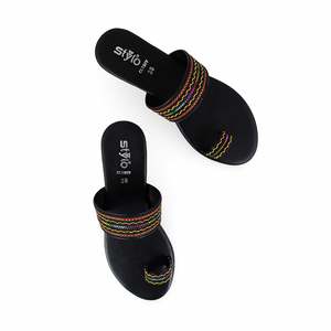 Calzado casual negro CL1907 Flats cómodo para todos los días - Product Image 1