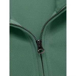 Polo pour hommes sur mesure 2026 en mélange coton/polyester à manches longues avec logo personnalisé en tissu toile ajusté - Product Image 4