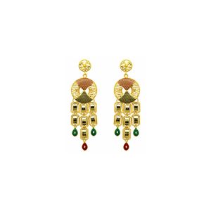 Wholesale 14K18K24K Micron <b>Gold</b> Arabian Statement <b>Necklaces</b> Cascading Coin Geometric Tile <b>Necklaces</b> <b>Arab</b> Bridal Fashion Jewelry - Product Image 6
