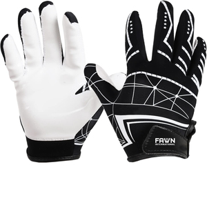 <b>Football</b> <b>Gloves</b> for <b>Youth</b> & Adults, Receiver <b>Gloves</b> with Silicone Grip Palm, Breathable Flexible Fit for Practice and Game Day - Product Image 1