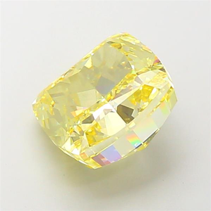 Diamant jaune taille coussin d'aspect naturel pour bijoutiers de boutique, bijoux fins exclusifs et accessoires de luxe - Product Image 3