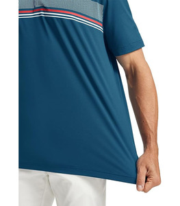 Chemise classique 2026 à manches courtes, col en V, design moderne avec rayures contrastées sur la poitrine, tissu 100 % coton léger de qualité supérieure, confort toute la journée - Product Image 5