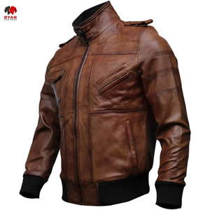 Vestes en cuir sur mesure pour hommes, couleurs unies, logos personnalisés, grandes tailles, vestes respirantes de Ryan Pro Gear - Product Image 6