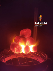 COCORICI Machine-Made Charcoal Briquettes Hard Wood BBQ Fuel High Calorific Value Above 9000 Kcal Kg - Product Image 1