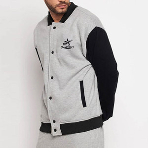 Best Material Canvas Stand Collar Letterman Winter <b>Jacket</b> Lightweight Low Price High Quality for Online Sale - Product Image 5
