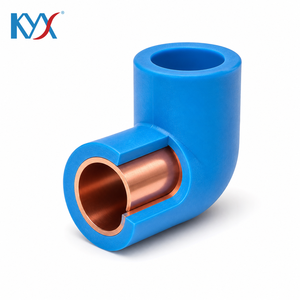 Codo <span class=keywords><strong>de</strong></span> PPR azul <span class=keywords><strong>de</strong></span> fábrica <span class=keywords><strong>de</strong></span> 90 grados con inserto <span class=keywords><strong>de</strong></span> <span class=keywords><strong>cobre</strong></span> puro T2, accesorio <span class=keywords><strong>de</strong></span> tubería <span class=keywords><strong>de</strong></span> plomería <span class=keywords><strong>de</strong></span> fusión en caliente <span class=keywords><strong>para</strong></span> <span class=keywords><strong>agua</strong></span> <span class=keywords><strong>potable</strong></span> fría y caliente - Product Image 4