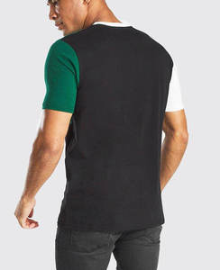 T-shirts en coton et polyester à manches longues, vierges, personnalisables avec logo, pour hommes, coupe oversize, imprimés, unisexes, en gros - Product Image 3