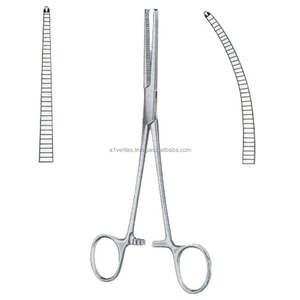 Pinces artériales Ochsner-Kocher droites/courbées de haute qualité A-1 VERITAS, en acier inoxydable, manuelles, réutilisables, instruments chirurgicaux | - Product Image 3