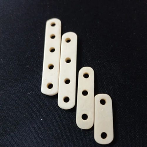 Separadores de Hueso de Búfalo Blanco Natural de 5 Agujeros, Hechos a Mano, Conector de Joyería Multihilo, Suministros Étnicos para Gargantillas Tribales de Animales - Product Image 3