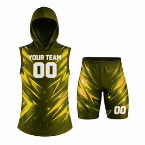 Direct Factory Supply Most Popular New Style Men's Polyester American Football Custom Digital Print Quick Dry All Seasons Sets - Product Image 4