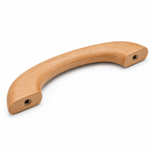 Solid Wood Cabinet Handles Wooden Drawer Pulls for <b>Wardrobe</b>, Door <b>Hardware</b>, Modern Furniture Decoration and Home Interior Design - Product Image 3
