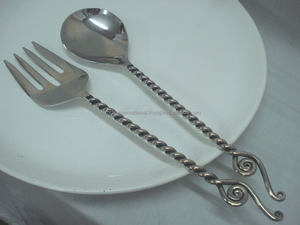 Juego de Cubiertos Ecológicos Clásicos de Latón y Acero Inoxidable, Pedido Mínimo de 100 Piezas para Fiestas, Empaque Personalizado, Entrega Rápida - Product Image 6