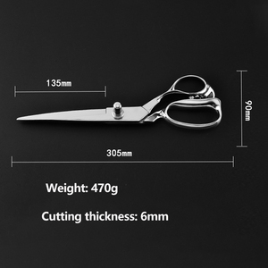 12" Professional Heavy Stainless Steel Tailor <b>Scissors</b> Fabric <b>Sewing</b> Shears Forged Dressmaking <b>Scissors</b> - Product Image 3