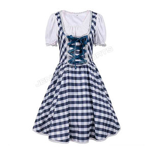 Oktoberfest <b>Costume</b> For Women German Bavarian Traditional Dirndl Dress Girls Beer Festival <b>Costume</b> Halloween Party Outfits - Product Image 2
