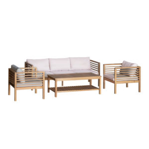 Muebles de jardín al aire libre de madera Natural de alta calidad Durable Mejor precio Fabricante directo para comedor Hospital Baño Escuela - Product Image 2