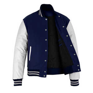 Vestes Varsity personnalisées en cuir/laine pour homme, style universitaire, pour l'hiver, en vente en ligne à prix avantageux - Product Image 4