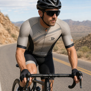 Maillot de Ciclismo OEM para Hombre, Sublimado, Transpirable, de Poliéster y Spandex, con Bolsillos Traseros, para Carreras en el Desierto - Product Image 6