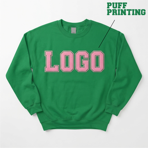 Sudadera Personalizada Verde con Cuello Redondo, de Forro Polar de 200g, para Otoño/Invierno, con Estampado de Letras Griegas, Ropa de Sororidad, Sudadera para Mujer - Product Image 3