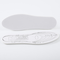 Semelles en mousse à mémoire de forme blanches en gros pour hommes et femmes, découpables sur mesure, douces, absorbant les chocs, inserts de chaussures pour chaussures de sport et décontractées