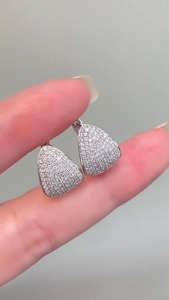 Best Quality Moissanite <b>Diamond</b> <b>Earrings</b> for Women Fashion Jewelry <b>Earrings</b> for Daily Wear Party Available At Export Price - Product Image 4