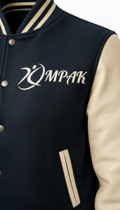 Ropa al por Mayor con Mangas de Cuero Estilo Americano Sostenible, Impresión por Sublimación, Diseño Original Universitario - Product Image 4