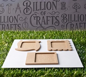 Cadre d'art en MDF à faire soi-même, cadre de peinture non fini pour enfants, artistes, projets d'artisanat et décoration créative - Product Image 6