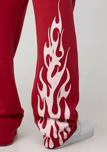 Pantalones Deportivos Personalizados al por Mayor para Hombre, Pantalones Deportivos Casuales de Felpa de Algodón con Estampado DTF, Fabricación OEM ODM con Logotipo Personalizado - Product Image 3