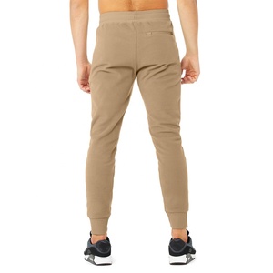 Pantalon de jogging polaire chaud pour homme, taille mi-haute, avec logo personnalisé brodé, couleur unie, service OEM disponible - Product Image 1