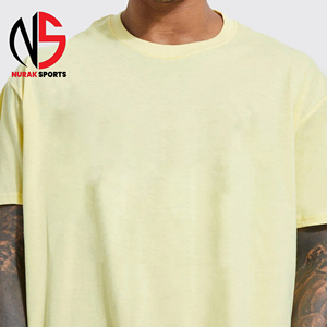 Nouveau T-shirt Homme Oversize Personnalisé Hip Hop Respirant Séchage Rapide 100% Coton Uni Logo Personnalisé 220g Fabriqué à NURAK 2026 - Product Image 6