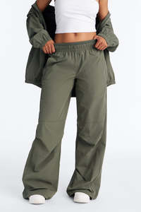 Pantalon utilitaire unisexe à jambe large, taille élastique, décontracté, pour l'extérieur, fournisseur OEM de marque privée, commande en gros, pantalon pour homme - Product Image 2