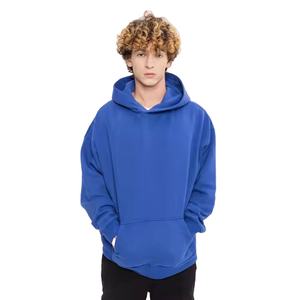 Sweat à capuche d'hiver Terry en coton épais 100 % avec logo personnalisé et design respirant - Product Image 1