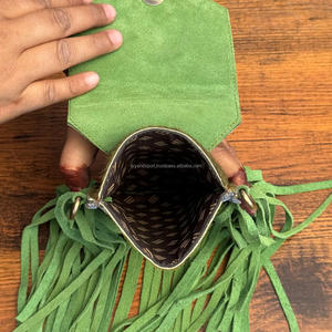 Bolsos Cruzados de Piel Auténtica con Flecos 2025, Bolsos Mini de Piel Vacuna Multifuncionales para Mujer, Bolsos para Teléfono Móvil - Product Image 6