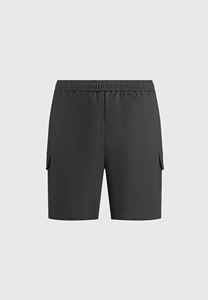 Men's Solid Color Cargo Shorts Elastic Waist Quick Dry Breathable Short Length Casual Wear Men Cargo Shorts - Product Image 4