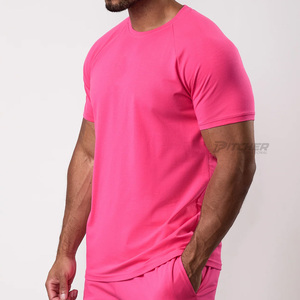 Vêtements de sport pour hommes personnalisés, t-shirts 100% coton tricoté, vêtements de fitness écologiques avec graphisme personnalisé - Product Image 4