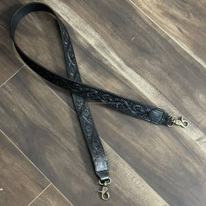 Sangle de remplacement 2026 pour sac, bandoulière réglable en cuir de vachette véritable repoussé, avec fermoirs en laiton – Vente directe usine - Product Image 2