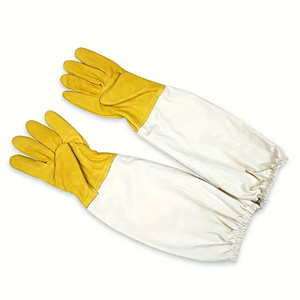 Best logo Wholesale Price Beekeeping <b>Gloves</b> /100% High Quality Bee Protection <b>Gloves</b>/Custom Made Beekeeping Protection <b>Gloves</b> - Product Image 3