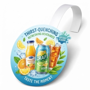 PVC Hanging Promotional Dangler Supermarket Retail Shelf Advertising <b>Sign</b> Point of <b>Sale</b> Display - Product Image 3