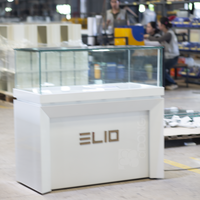 ADONG Hochwertige Pulverbeschichtete Metall-Glas-Vitrine für Gewerbe LED-Streifenbeleuchtung Recycelbar Wasserdicht |