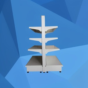 Estantería de Exhibición de Gondola para Supermercado, Resistente, de Hierro - Product Image 1