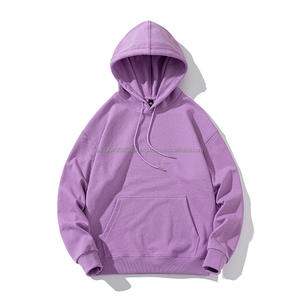 Survêtement unisexe en coton personnalisé avec logo imprimé, décontracté, de luxe, en gros, lourd, uni, sweat-shirts en molleton pour hommes avec broderie - Product Image 6