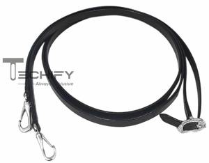 Bride de dressage noire en cuir de cheval fait à la main - Product Image 6