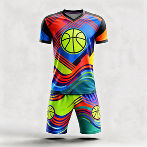 Kit uniforme Hoops Squad : débardeur et short athlétiques en tissu léger, personnalisables avec nom, numéro de joueur et graphiques du club - Product Image 1