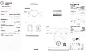 Diamante Suelto Cultivado en Laboratorio con Certificación IGI, Claridad VS, Azul Intenso, 6.5 Quilates, Corte Radiante, Precio B2B - Product Image 2