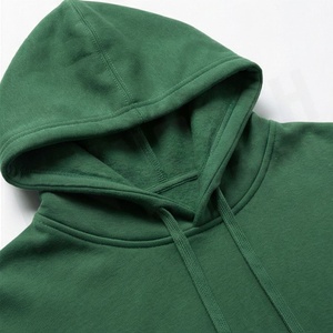 Survêtement vert à capuche pour homme, manches longues, couleur unie, vêtements de sport décontractés avec cordon de serrage et poches latérales, coupe régulière, tenue d'automne - Product Image 4