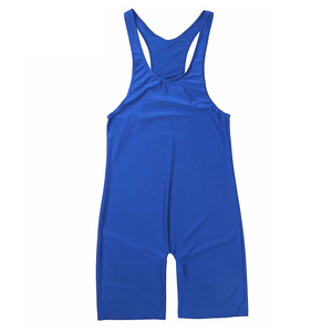 Vente en gros de justaucorps de lutte personnalisés pour femmes adultes, en Spandex/Polyester, extensibles, légers, respirants, durables, à séchage rapide, avec fermeture avant - Product Image 6