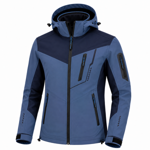 Chaqueta Softshell Unisex al por Mayor, Forro Polar Cálido, Resistente al Agua, con Capucha, Ropa de Trabajo para Exteriores, Cortavientos de Invierno, Fabricante, Venta al por Mayor - Product Image 6