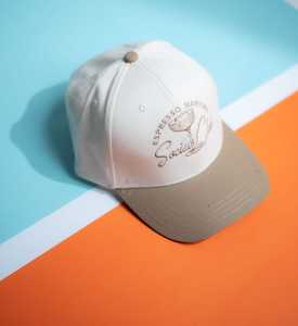 Casquette de baseball brodée Espresso Martini Socials Club, unisexe, 6 panneaux, réglable, en coton, décontractée, taille adulte 58-60CM - Product Image 2