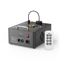 Machine à fumée 1200W RGB 6 LED, machine à fumée de scène, télécommande DMX, pulvérisation verticale, pour DJ, mariage, fête, Halloween